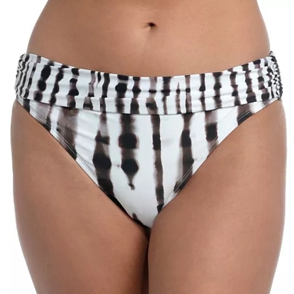 La Blanca Shirred Hipster Bikini Swim Bottoms - Picture 1 of 6